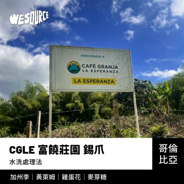 NY42248 哥倫比亞 CGLE-富饒莊園 錫爪 精品咖啡生豆